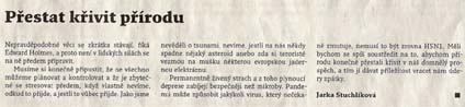 Koment J. Stuchlkov, RESPEKT . 14.